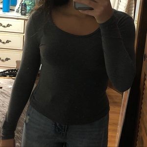 Gray shirt